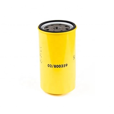 Filtro de lubrificante Hydwell para escavadeiras Partes Filtro de óleo 02-800359 02/800359 02800359 Ferro