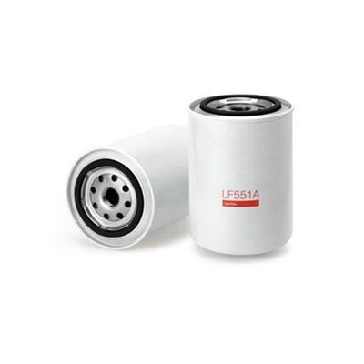 LF551A Filtro de óleo de lubrificante de fluxo total para máquinas de construção