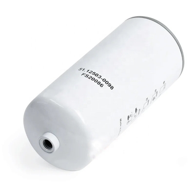 Filtro de combustível para escavadeira FS20086 para motores Partes 51.12503-0098 SN40921 Suporte Oniine