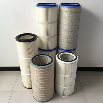 Eficiência 99,9 Cartucho de filtro ignífugo revestido com óxido de alumínio para mineração de energia
