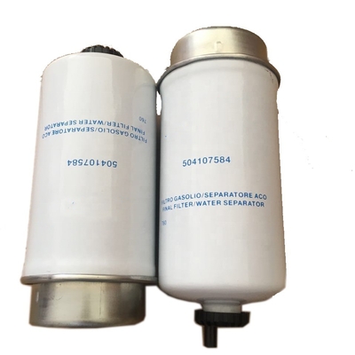 Separador de combustível/água de ferro 504107584 FS19982 com material de ferro branco