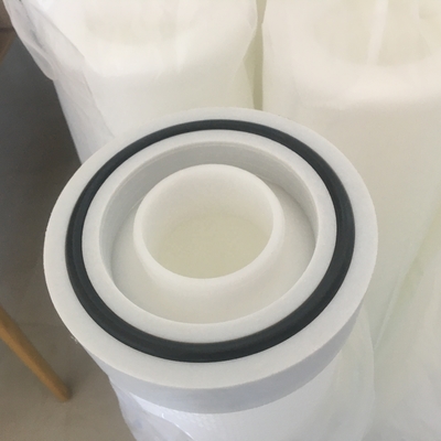 0.1 Cartucho de filtro de líquido plissado com membrana de micrónio PES para filtragem na indústria alimentar