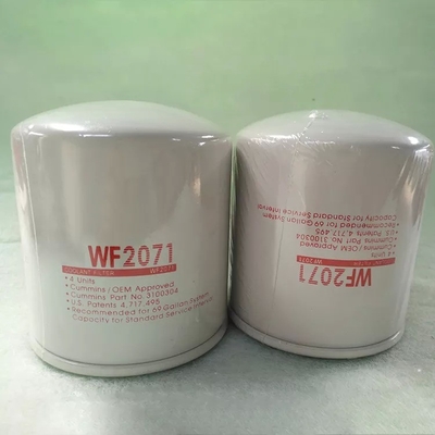 Filtro de água do refrigerante do motor diesel do tractor para precisão de filtração 1-100 microns
