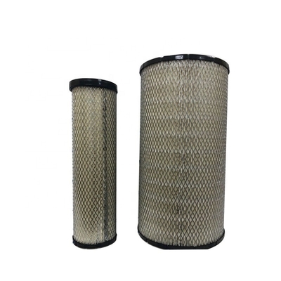 Peças de escavadeira de colheita Filtro de ar P537876 P537877 para lojas de materiais de construção