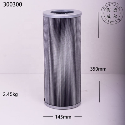 350*145mm Filtro de óleo hidráulico para loja de alimentos e SH65295 substituição de equipamento