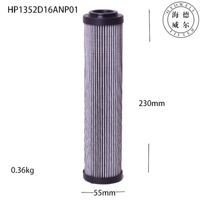 Elemento de filtro de óleo hidráulico de substituição HP1352D16ANP01 para equipamentos industriais