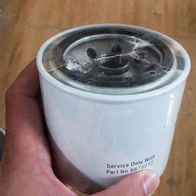 6675517 Peças de carregador Filtro de óleo de motor para tamanho e desempenho padrão