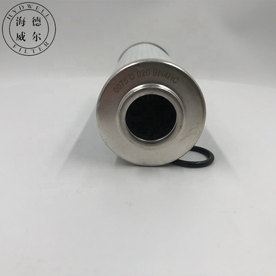 0075D020BN4HC 0075D010BN4HC e elemento de filtro de óleo hidráulico para o seu sistema hidráulico
