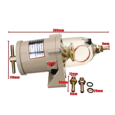 Camiões de embarcações marítimas Partes 90GPH Filtro de combustível diesel Separador de óleo/água 500FG 500FH