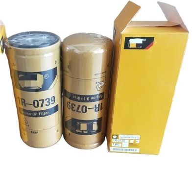 Filtro de óleo universal 1R-0739 1R0739 para peças sobressalentes de motores de escavadeiras Caterpillar