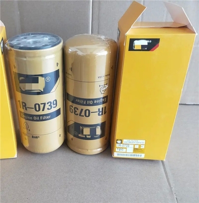 Filtro de óleo universal 1R-0739 1R0739 para peças sobressalentes de motores de escavadeiras Caterpillar