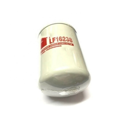 LF16238 Peças de escavadeira Elemento de filtro de óleo lubrificante com número de peça LF16238 e 99,9% de eficiência
