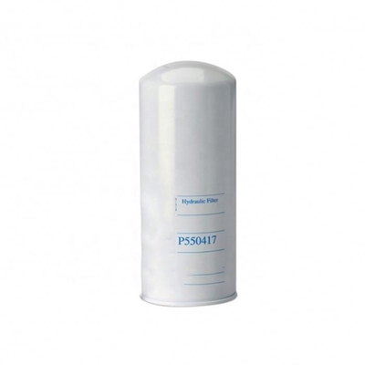 Número de peça P550417 Filtro de óleo hidráulico branco giratório para partes de motores de alimentação hidráulica