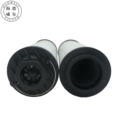 Sistema hidráulico Material de filtro de fibra de vidro Elemento de filtro de óleo 0660R010ON para fornecimento
