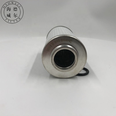 Material de filtro de fibra de vidro Elementos hidráulicos de filtro de óleo 0055D020BN4HC 0055D010BN4HC