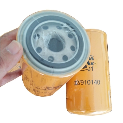 Elemento de filtro de óleo de lubrificante do motor da escavadeira 02910140 02/910140A SO3349 para bebidas alimentares