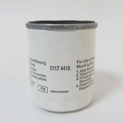 Hydwell 01174416 Peças de motores de camiões Elementos de filtro de óleo para manutenção de escavadeiras