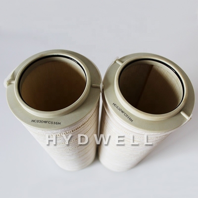 HC8304FCS16H Elementos hidráulicos industriais de filtro de óleo 138*372mm para reparação/reemplaço