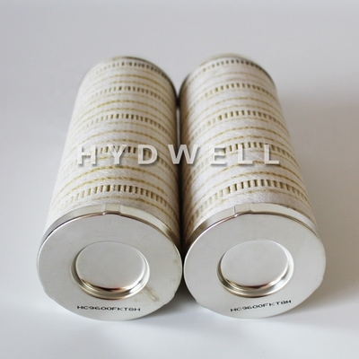 Cartucho de filtro hidráulico HC9600FKT8H para filtração hidráulica eficaz
