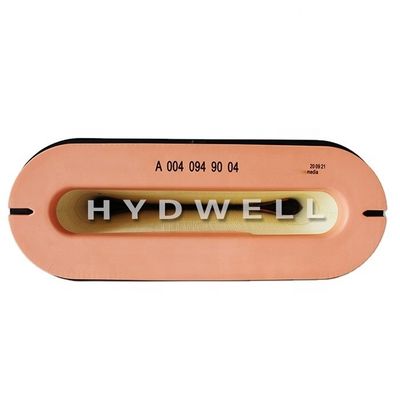 Hydwell A0040949004 Elementos de filtro de ar feitos de vidro de filtragem para motores a diesel de caminhões
