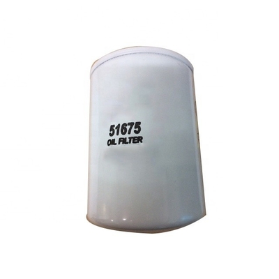 Partes de motores de camiões Lubrificante para filtros de óleo 51675 P502008 para desempenho duradouro