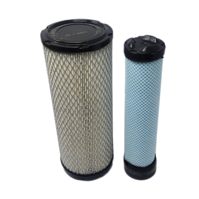 Elemento de filtro de ar do sistema de combustível diesel da escavadeira 4417516 P821575 Af25551 Af25552 P822858
