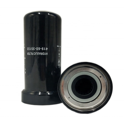 Cartucho de filtro hidráulico 419-60-35153 para equipamento Komatsu preto da Hydwell
