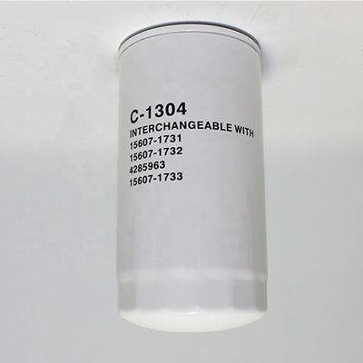 Partes de motores de camiões Elemento de filtro de óleo de lubrificante 15607-1731 15607-1732 15607-1733 4285963 P552050 C-1304