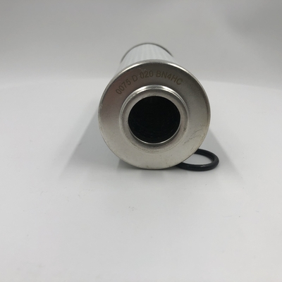 Papel de fibra de vidro elemento hidráulico de filtro de óleo 0075D020BN4HC para várias aplicações