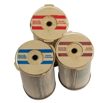 Papel de filtro para separador de combustível/água para 2020PM Excavadora TractorS Peças do motor 2020PM-OR