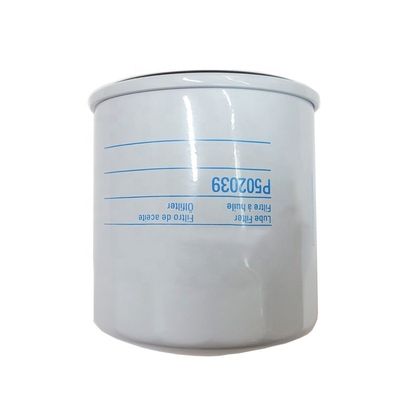 Peças de escavadeira Filtro de óleo de lubrificante de rotação do motor para melhor proteção do motor p502039