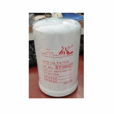 ST39027 P165354 HF6552 HF6550 Filtro hidráulico de óleo para equipamento de construção