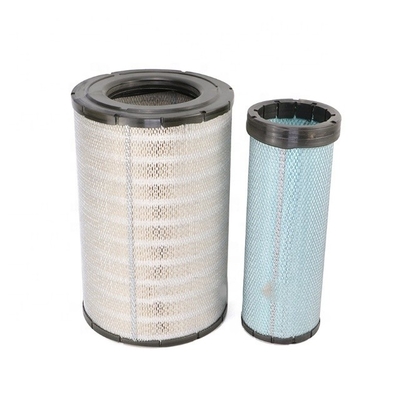 Modelo de camião Elemento de filtro de ar de camião P958209 P958208 para 3754302 Parte do motor da escavadeira