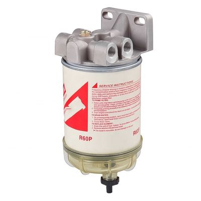 R60p 108*108*128 Separador de óleo e água para motores diesel, elemento de filtro com BF1390-O