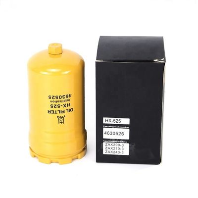 Papel de filtro e óleo de lubrificação de ferro, elemento de filtro 4630525 para máquinas de construção