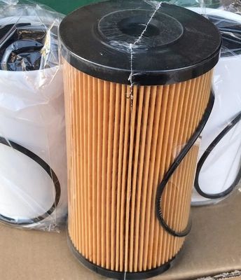 Elementos de filtro de óleo de escavadeira 60275106 21687472 com certificação ISO da Hydwell