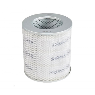208-60-71123 208-60-71121 208-60-71120 Filtro hidráulico com papel de fibra de vidro de ferro