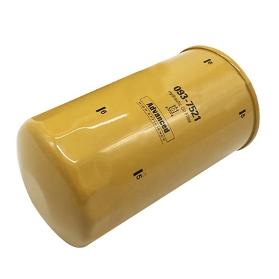 Filtro de óleo hidráulico de papel de fibra de vidro de ferro 093-7521 para escavadeira CAT 312D 320D 323D2L