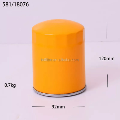 OE N.O. 581/18076 Partes de motores de camiões Hydwell Spin-On Lubricant Oil Filter Element SO 11020 58118076 581/18076