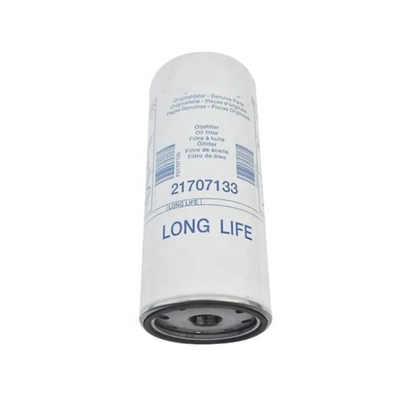 Partes de substituição de filtros de óleo para camiões OEM 21707133 20709459 20539275 21707136 4787362 para motores de camiões