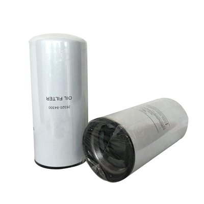 Elementos de filtragem de óleo lubrificante com papel de filtragem Material de ferro e OE NO. 26320-84300