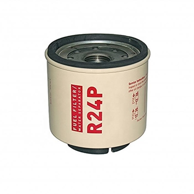 R24P Elemento de filtragem do separador de água do combustível 30 Microns com papel de filtragem de ferro