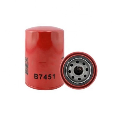 Número de peça B7451 Filtro de óleo lubrificante giratório JX85100C WB202C para partes de motores de camiões