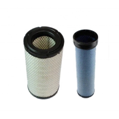 Papel de filtro Cartucho de filtro de ar 84217229 87682999 para partes de escavadeiras Hydwell