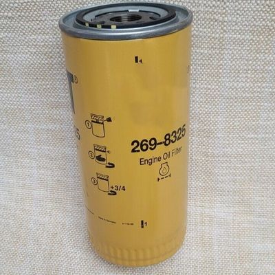 93*200mm Partes de motores de escavadeiras Elemento de filtro de óleo de lubrificante rotativo com o n.o OE 269-8325