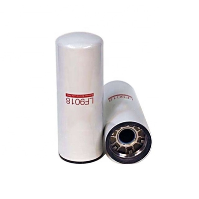 LF9018 Motores de automóveis Diesel Peças sobressalentes Filtro de óleo lubrificante com papel de filtro de ferro P559000