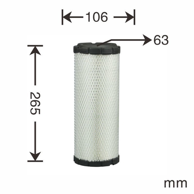OE NO. P822858 Filtro de ar para escavadeira P954603 P822769 P822858 para reparação e manutenção