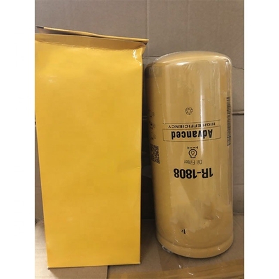 Filtro de ferro Papel Motor Diesel Peças Filtro de óleo lubrificante 1R-1808 P551808 504594D1 4587260 85114070