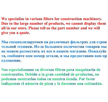s Top Choice 1R-0750 P502423 Filtro de combustível para motor de caminhão de escavadeira de pista da Caterpillar