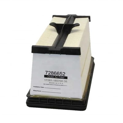 DBA5307 Instalação de filtros de ar para caminhões de desempenho com filtro de elementos de papel de fibra de vidro